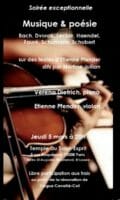 Soirée exceptionnelle : Musique et Poésie