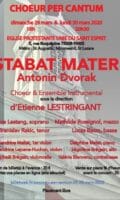 Concert PER CANTUM : “Stabat Mater” de Dvorak REPORTE en novembre 2020