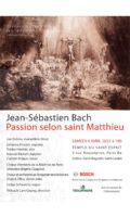 La passion selon Saint-Matthieu