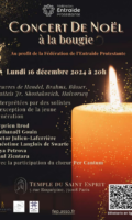 Grand concert de Noël à la bougie,