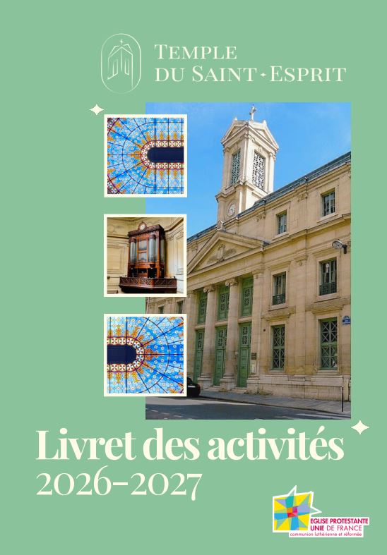 Livret des activités du temple 2026-2027